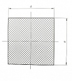 Шнур силиконовый термостойкий 10x20 мм
